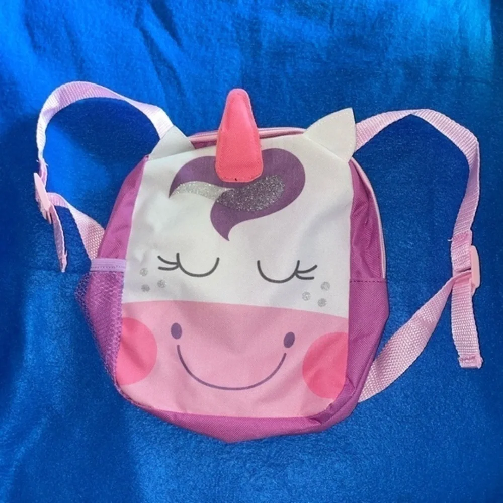 NWT STUDIO 74 Unicorn Pink & White Toddler’s Backpack